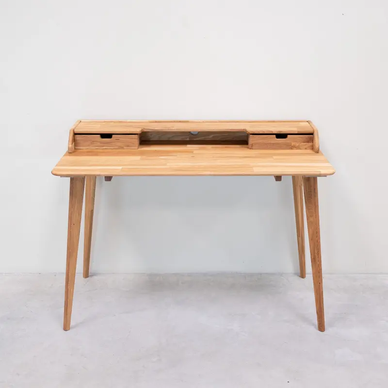 Bureau en bois massif de chêne Ana - NordicStory