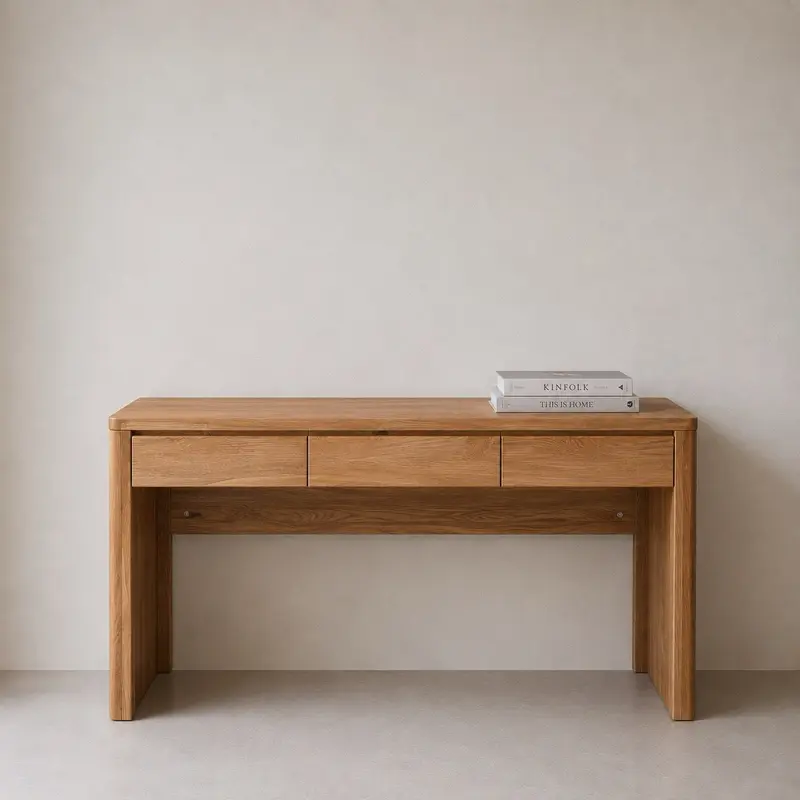 Bureau en bois massif de chêne Elsa  - NordicStory