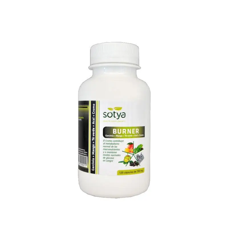 Burner (Garcinia,Mango,Te verde,Acai,Cromo) 750mg 120 caps Sotya