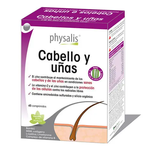 Cabello y uñas 45 comprimidos Physalis