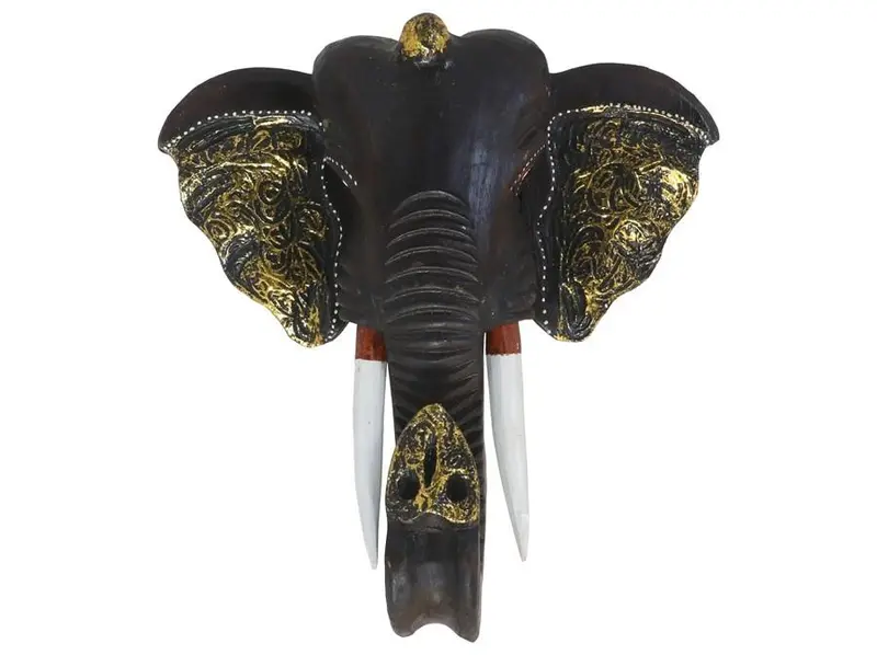 Cabeza Elefante Pared 30cm