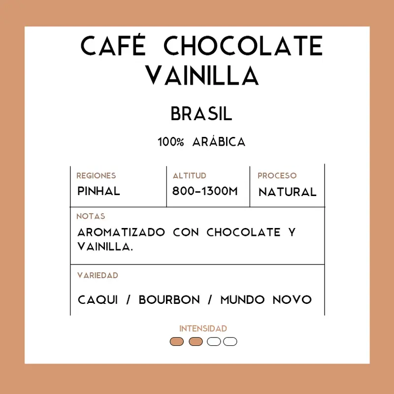 Café Aroma Chocolate y Vainilla