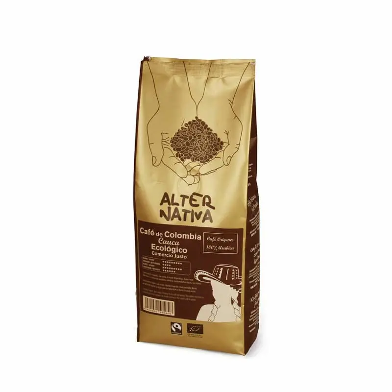 Cafe Colombia cauca en grano bio 500g Alternativa3