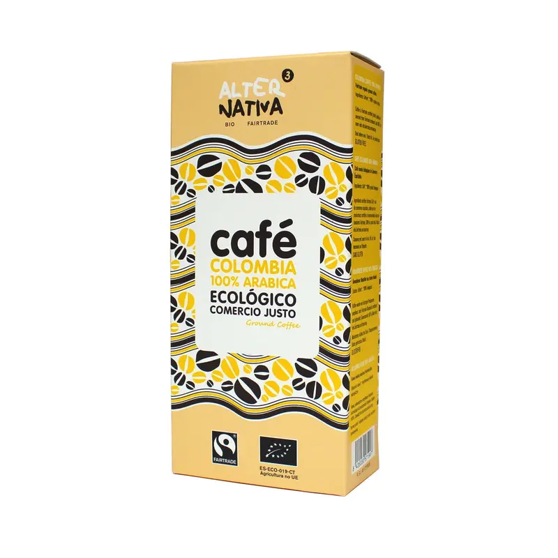 Cafe Colombia molido bio 250g Alternativa3