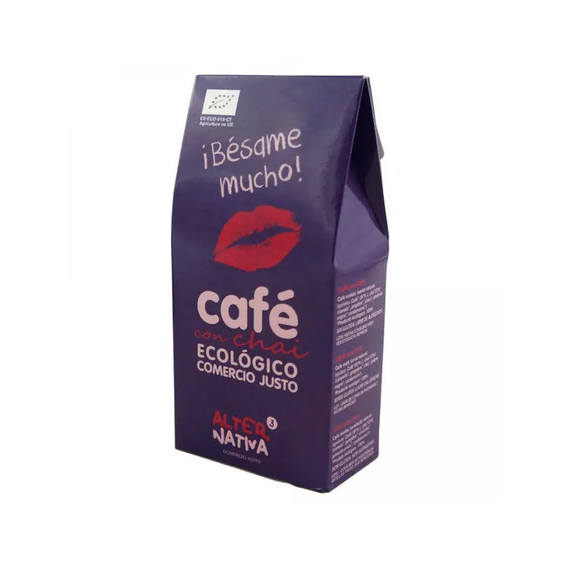 Cafe con chai "bésame mucho" molido bio 125 g Alternativa3