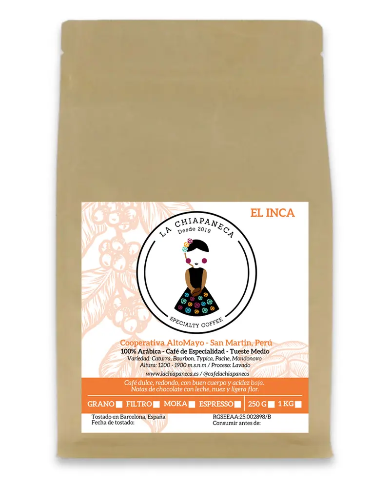 Café de Especialidad El Inca 250g