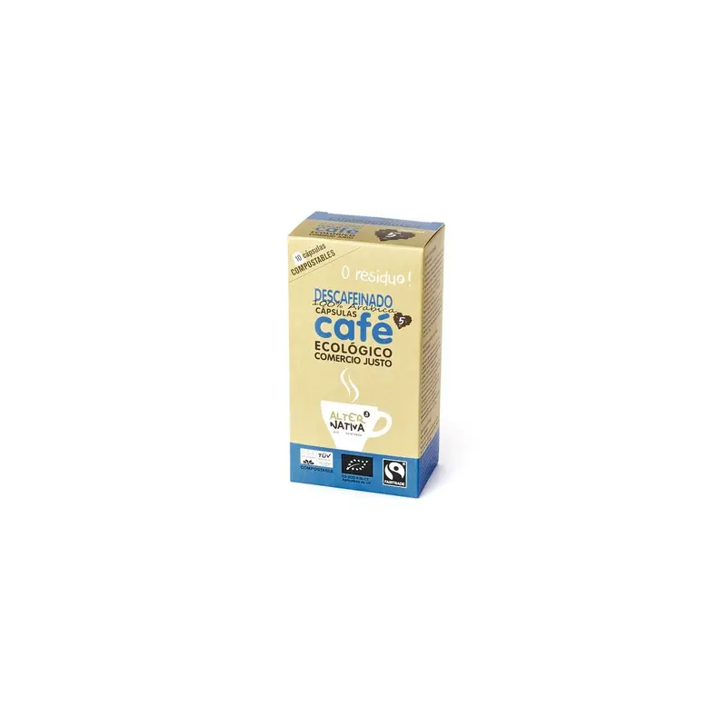 Cafe descafeinado capsula compostable 10x5g Alternativa3