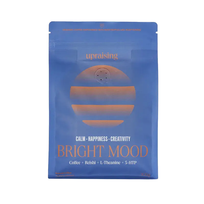 Café Upraising Bright Mood con Reishi, L-Theanine y 5-HTP