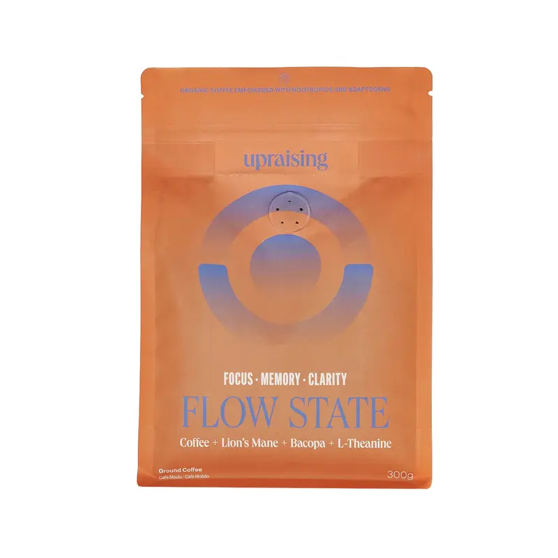 Café Upraising Flow State con Lion's Mane, Bacopa Monnieri y L-Theanine