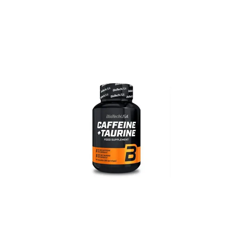 Cafeina+Taurina - 60 cápsulas - Biotech USA