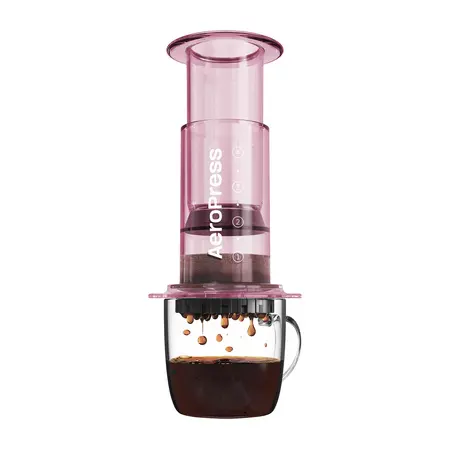 Cafetera Aeropress Clear Pink