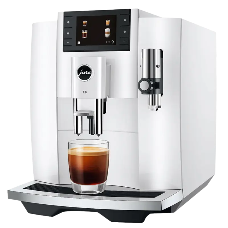 Cafetera Jura E8 (Piano White)