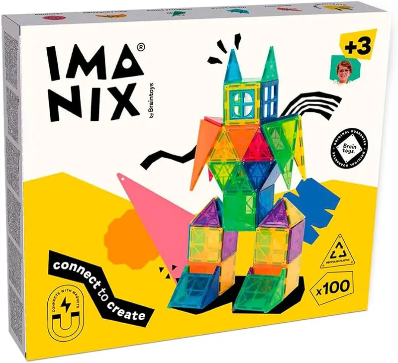 Caja 100 piezas magnéticas