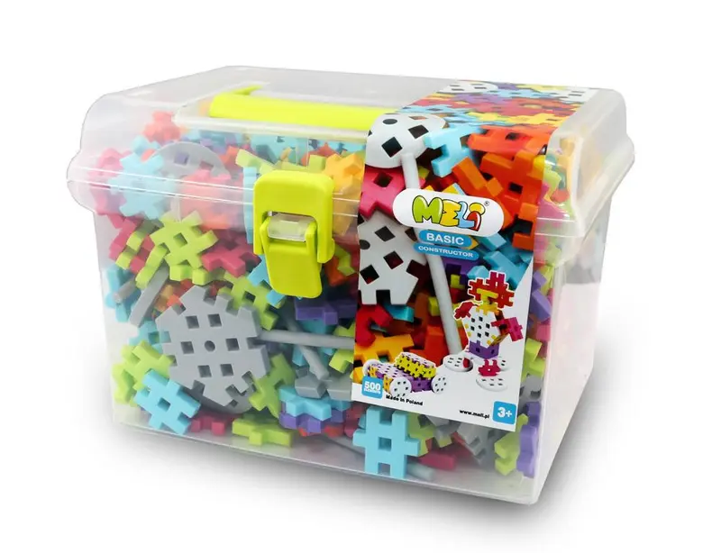 Caja 500 piezas encajables CONSTRUCCION