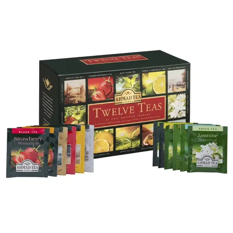 Caja con 12 variedades ( 60 bolsitas)