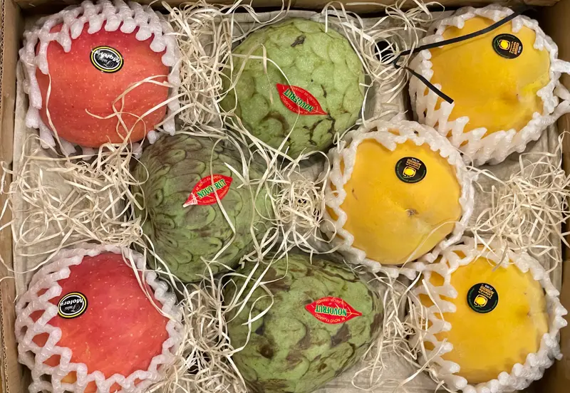 Caja de frutas de alta calidad