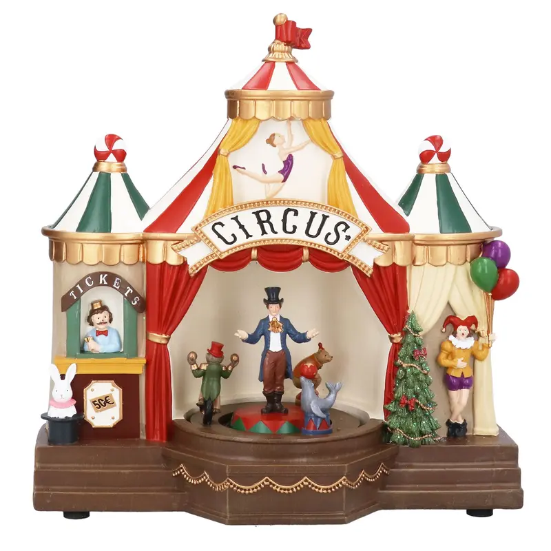 Caja de música Circo navideño