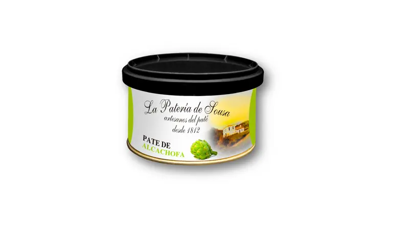 Caja de Paté Vegetal de Alcachofas Artesanal y 100% Natural. (33 unidades). SIN GLUTEN Y SIN LACTOSA.