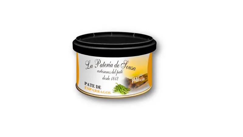 Caja de Paté Vegetal de Espárragos Artesanal y 100% Natural. (33 unidades). SIN GLUTEN Y SIN LACTOSA.