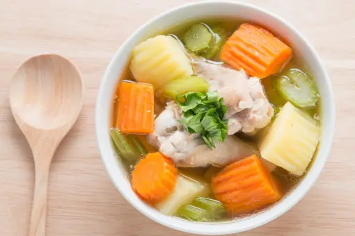 Caldo de Ganso Extremeño con verduras (envase 1/2 litro)