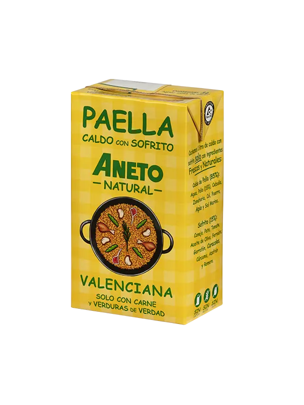 Caldo Paella Valenciana 1L Aneto