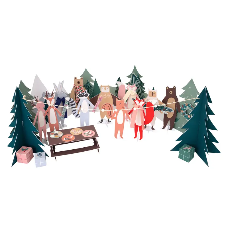 Calendario de adviento animales del bosque
