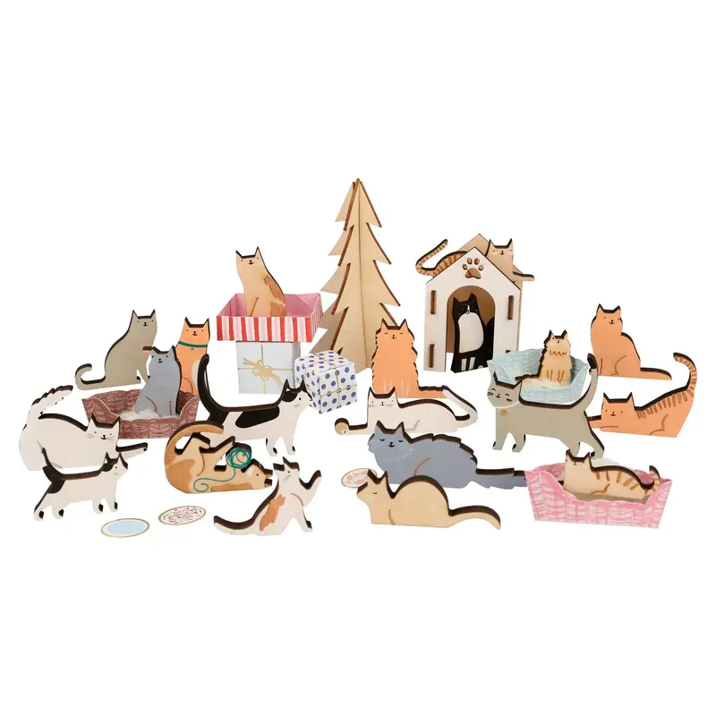 Calendario de Adviento Gatos
