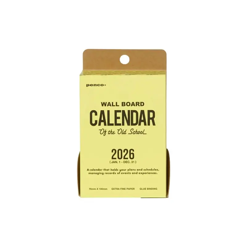 Calendario memo block 2026 Penco