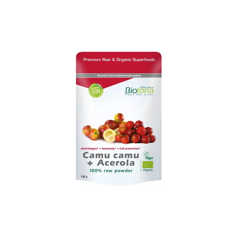 Camu Camu y acerola Vegan superfood Bio - 150 g - Biotona