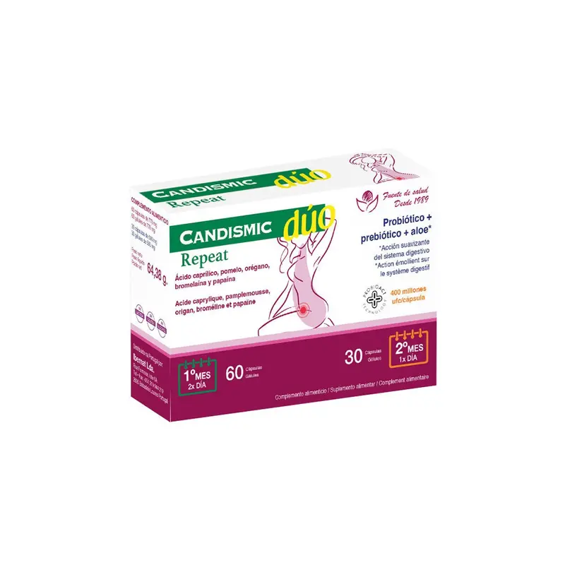 Candismic DUO 60 cápsulas+ - 30 cápsulas - Bioserum