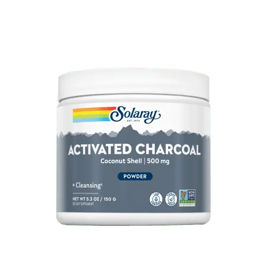 Carbón Activado de Coco - 150g - Solaray