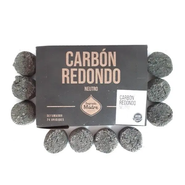 Carbón redondo Neutro - SAGRADA MADRE