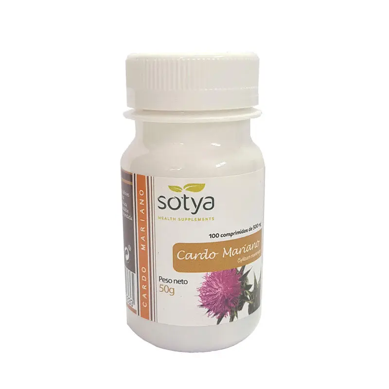 Cardo mariano 500 mg 100 comprimidos Sotya