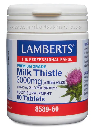 Cardo Mariano 6250 mg (200mg de silimarina)- LAMBERTS