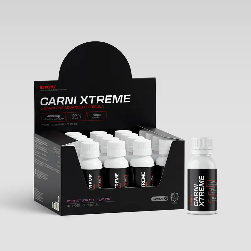 Carni Xtreme - Carnitina líquida Carnipure® - 20 viales - Frutos rojos