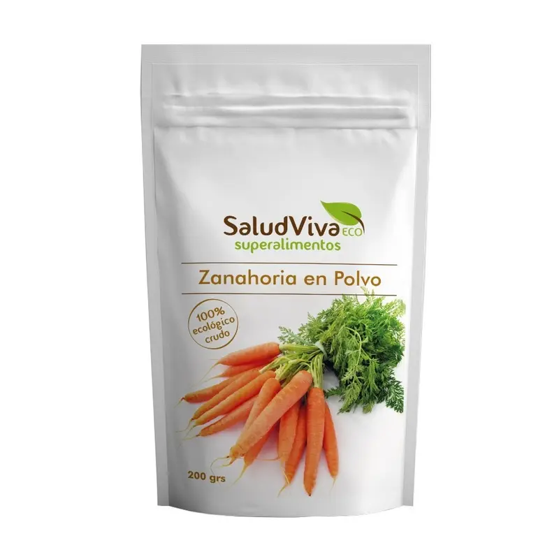 Carrot Powder 200g Organic - SALUD VIVA