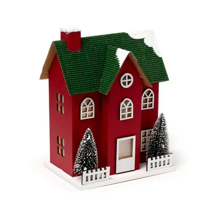 Casa Decorativa LED de Navidad Pueblo Navideño