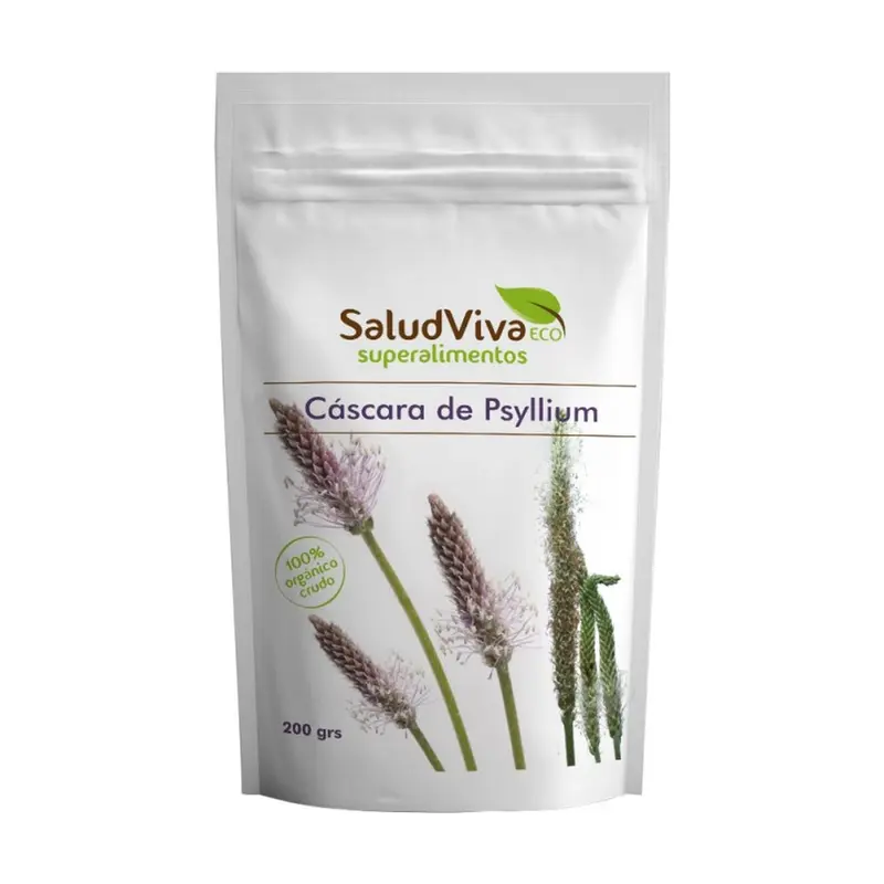 Cáscara de Psyllium ECO, 200gr - SALUD VIVA