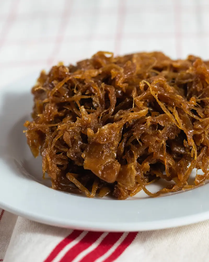 Cebolla confitada