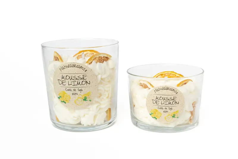 Cera de Soja Mousse de Limón 125 g – Natural Dreams