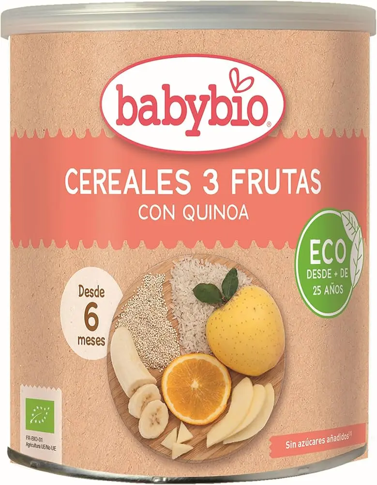 CEREALES 3 FRUTAS con quinoa 6meses 220gr BIO S/A