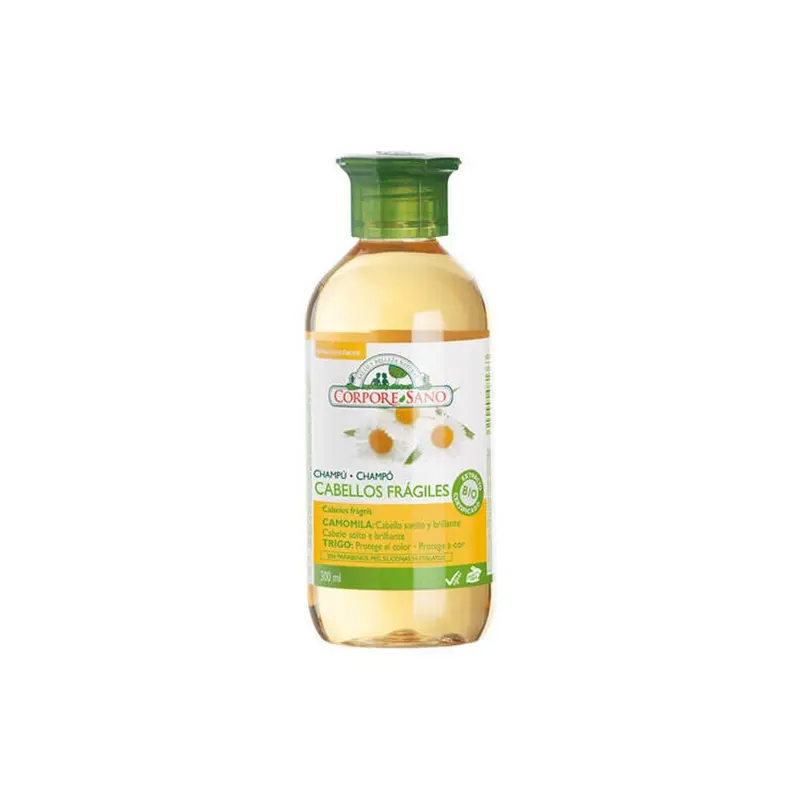 Champú camomila y trigo (fragiles y rubios) - 300 ml - Corpore Sano