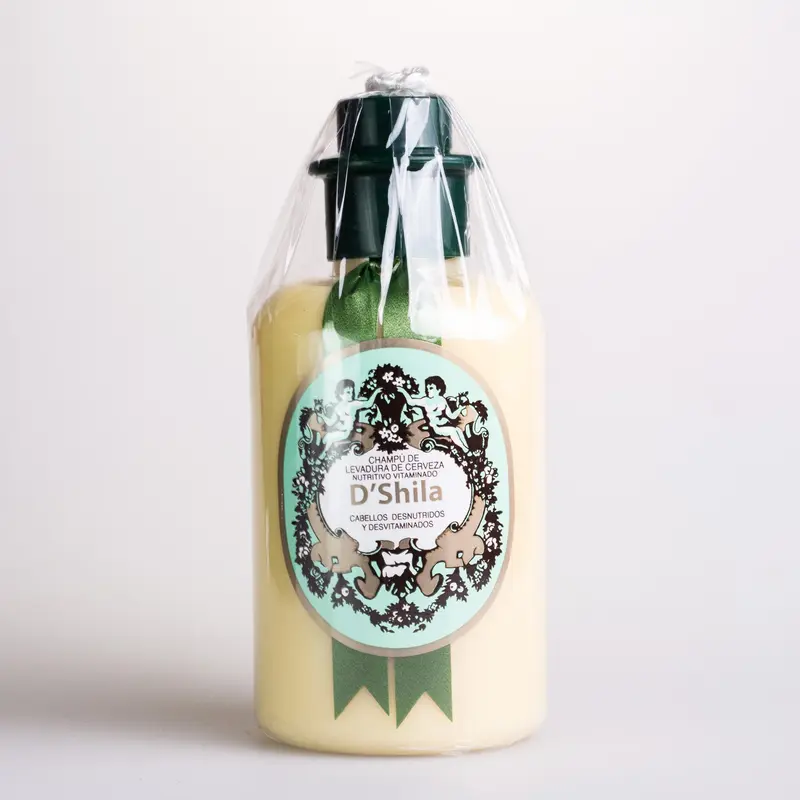 Champú de levadura de cerveza 300 ml. Cabello desvitaminado y sin vitalidad - D´SHILA