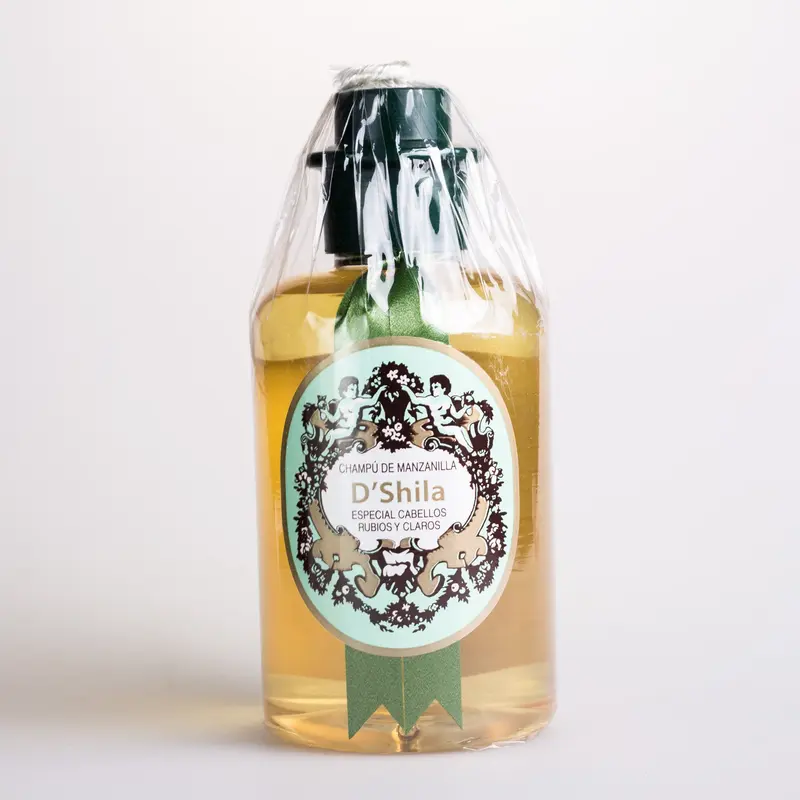 Champú de manzanilla 300 ml. Cabellos rubios y claros - D´SHILA