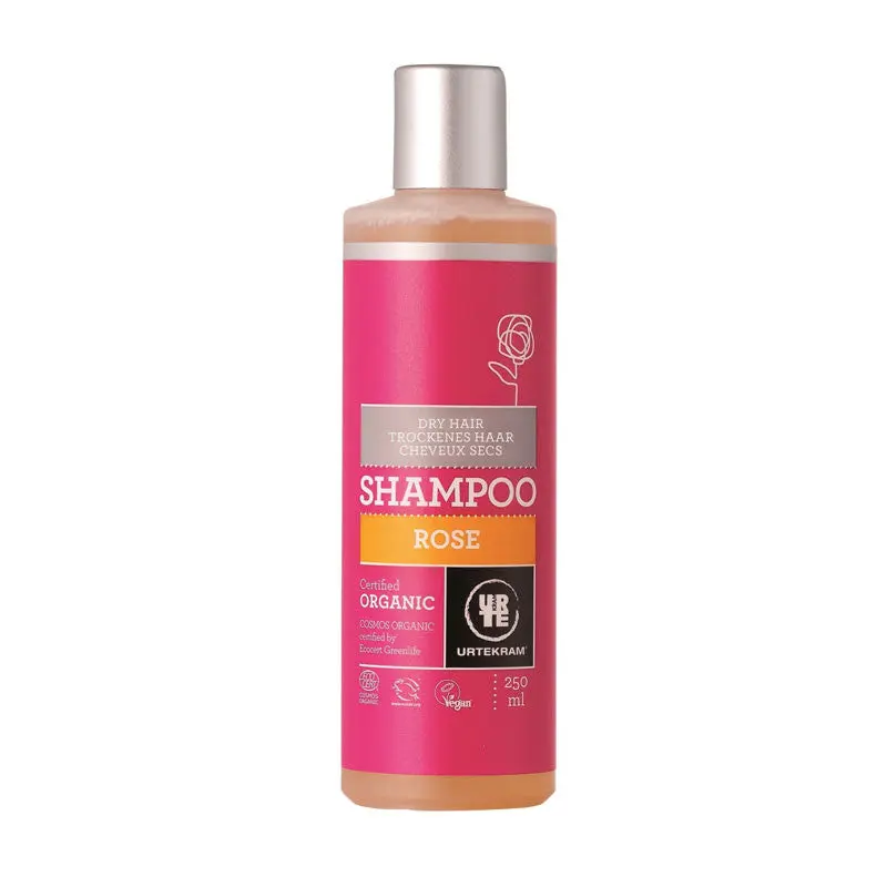 Champú de rosas para cabello normal Bio 250 ml Urtekram