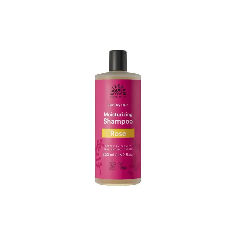 Champú de rosas para cabello normal Bio - 500 ml - Urtekram