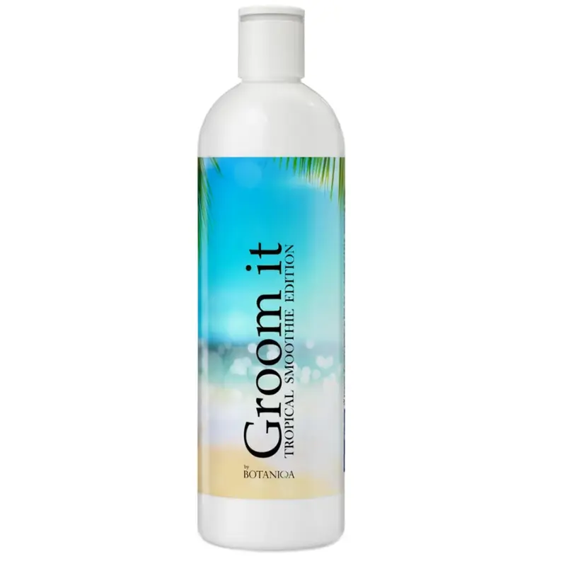Champú para perros con aroma tropical
