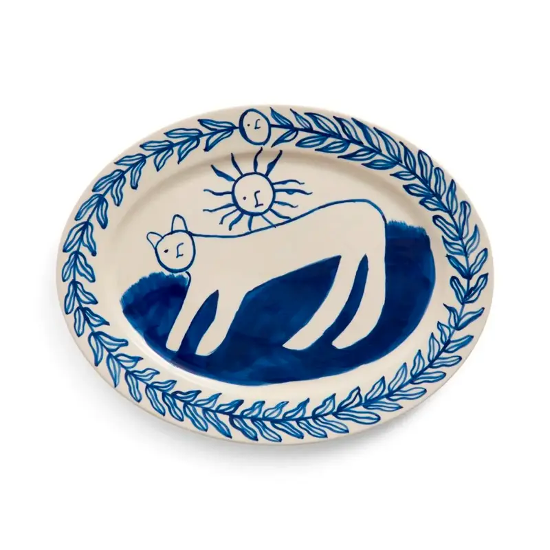 Charlotte Oval Serving Platter La Pittura - HAY