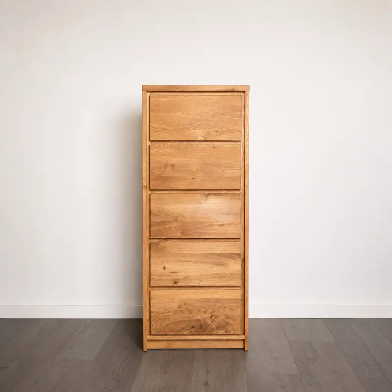 Chiffonnier en bois massif de chêne Oregon - NordicStory