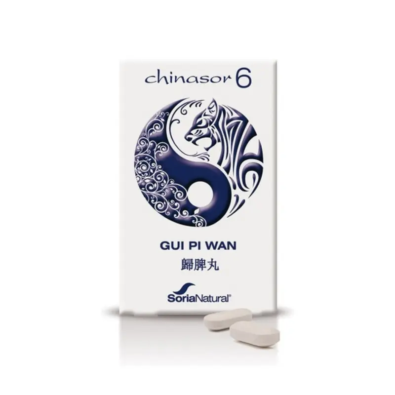 Chinasor 6 Gui Pi Wan - 30 comprimidos - Soria Natural